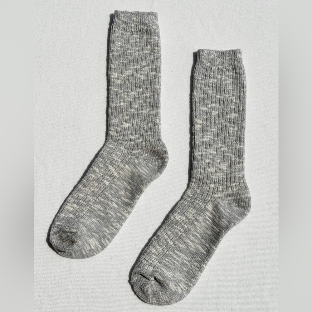 NEW Le Bon Shoppe Cottage Socks Grey - Picture 2 of 3